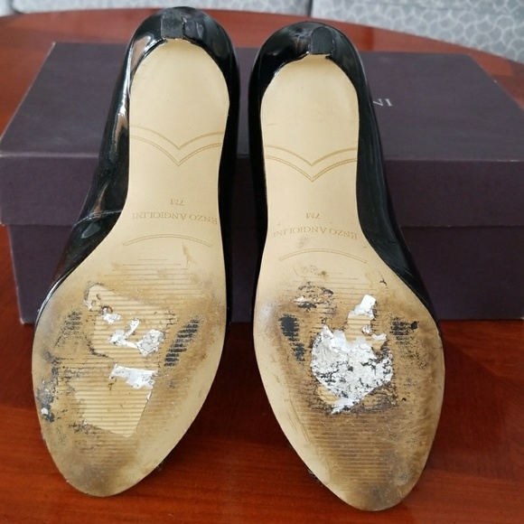 Enzo Angiolini black patent leather heels - Picture 7 of 8